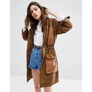 ASOS Color Block Parka - NWOT